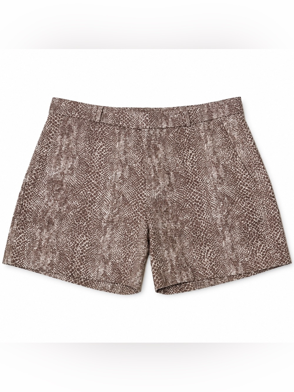 Banana Republic Ryan Shorts Women size 8 Harriot Snake Print Stretch Cotton